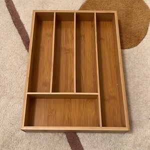 Bamboo Utensil Organizer